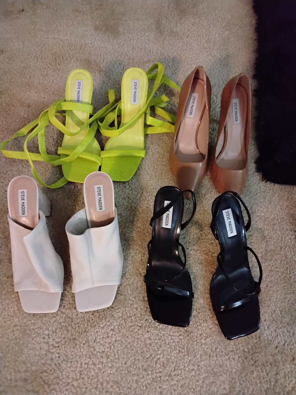 Steve Madden heels (4 pairs) Size 11